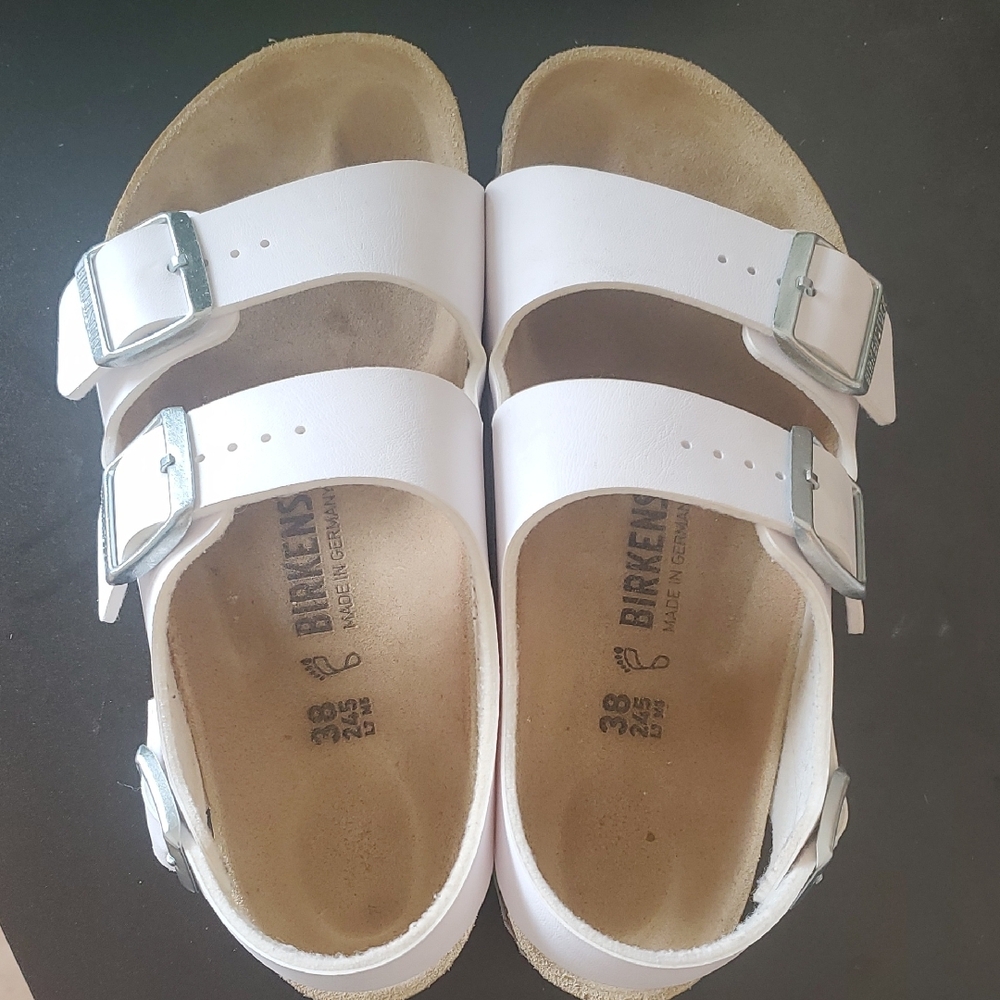 Birkenstock White Sandals
